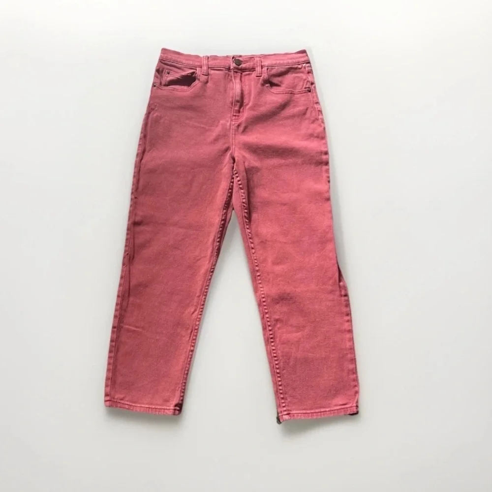 Urban Outfitters BDG Girlfriend Monochrome High-Rise Jean Women’s Size 29 - Red